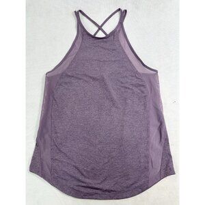Lululemon Run Off Route Tank Mesh Sides Smoked Mulberry Womens 4 EUC READ